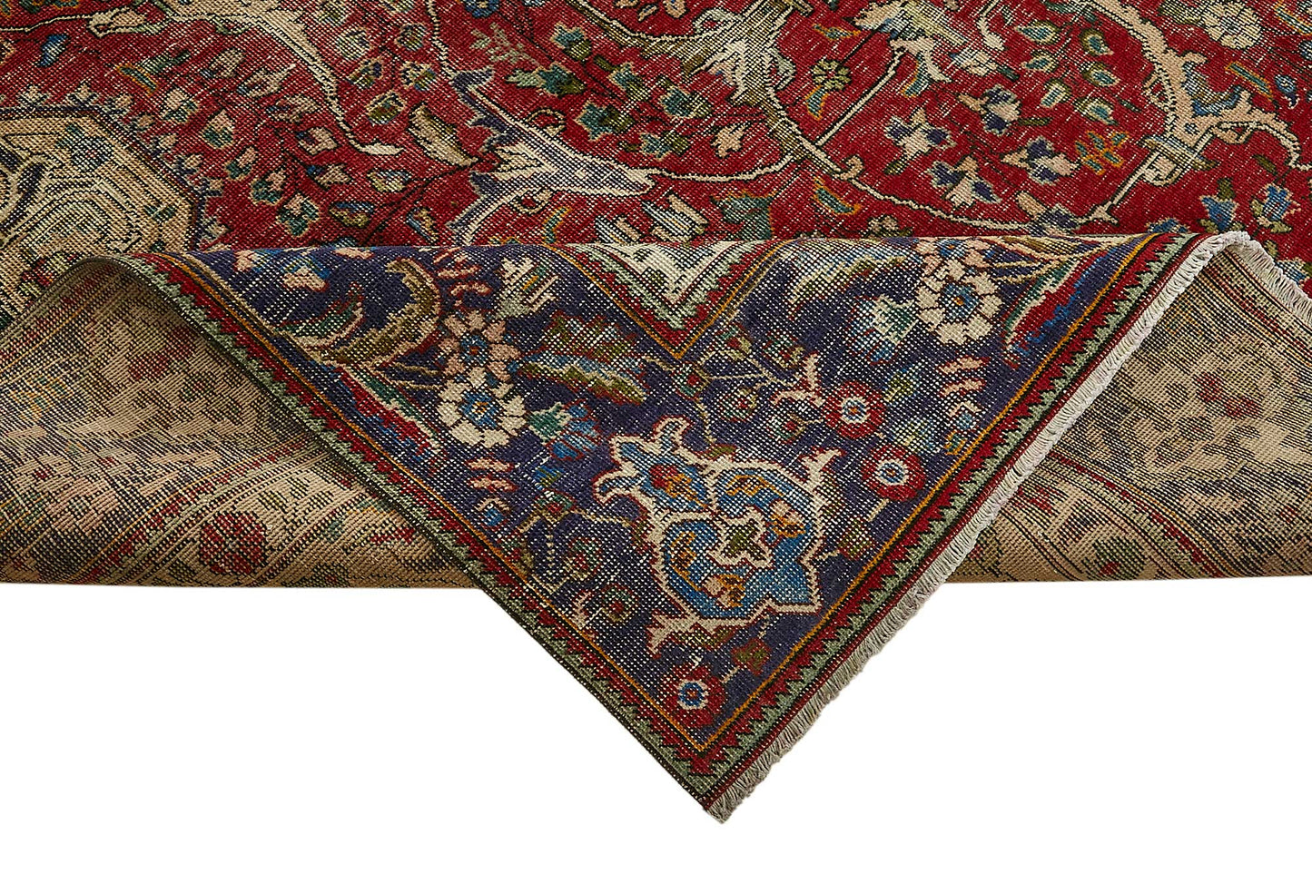 9x12 Red Vintage Large Area Rug - 49757