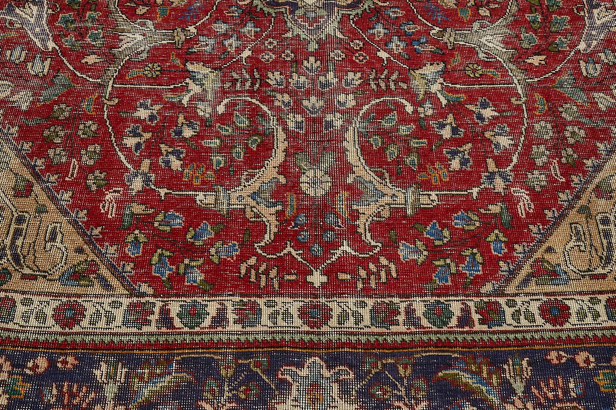 9x12 Red Vintage Large Area Rug - 49757