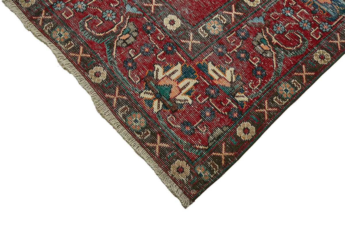 9x13 Red Vintage Large Area Rug - 49758