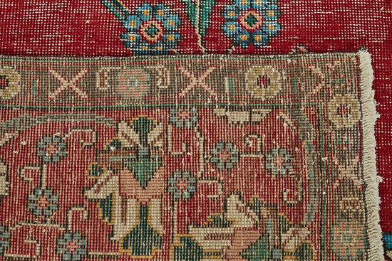 9x13 Red Vintage Large Area Rug - 49758