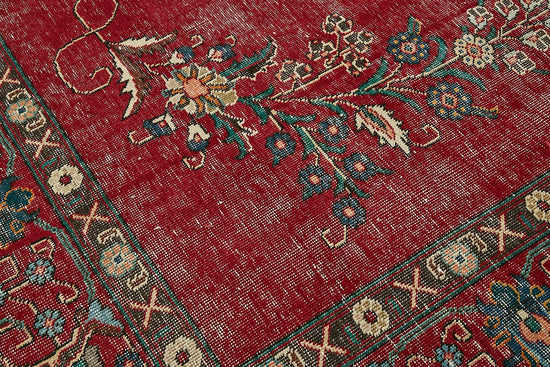 9x13 Red Vintage Large Area Rug - 49758