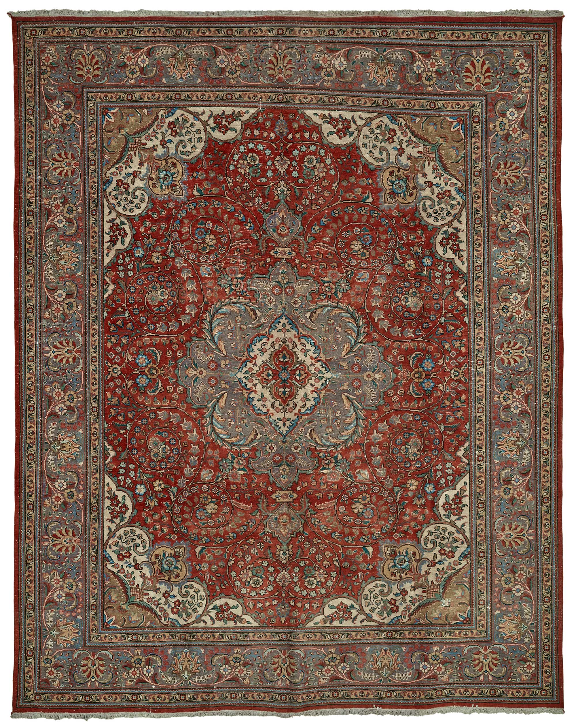 9x12 Red Vintage Large Area Rug - 49761