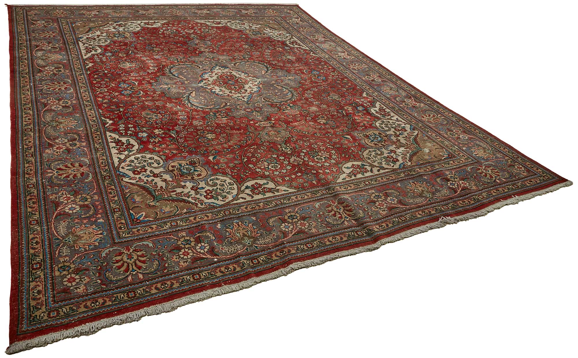 9x12 Red Vintage Large Area Rug - 49761