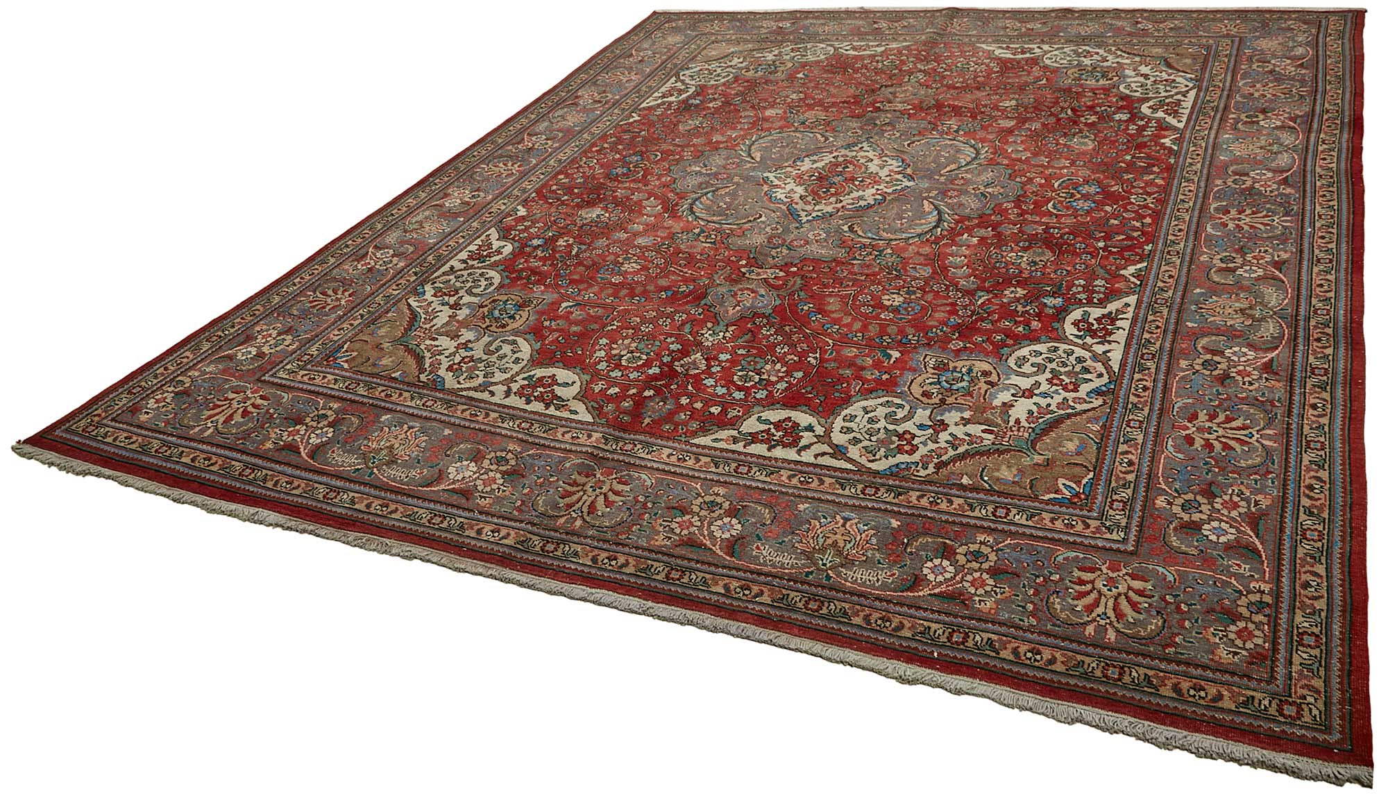 9x12 Red Vintage Large Area Rug - 49761