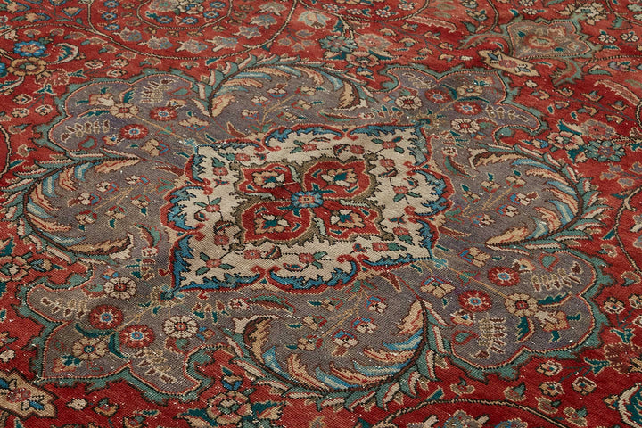9x12 Red Vintage Large Area Rug - 49761