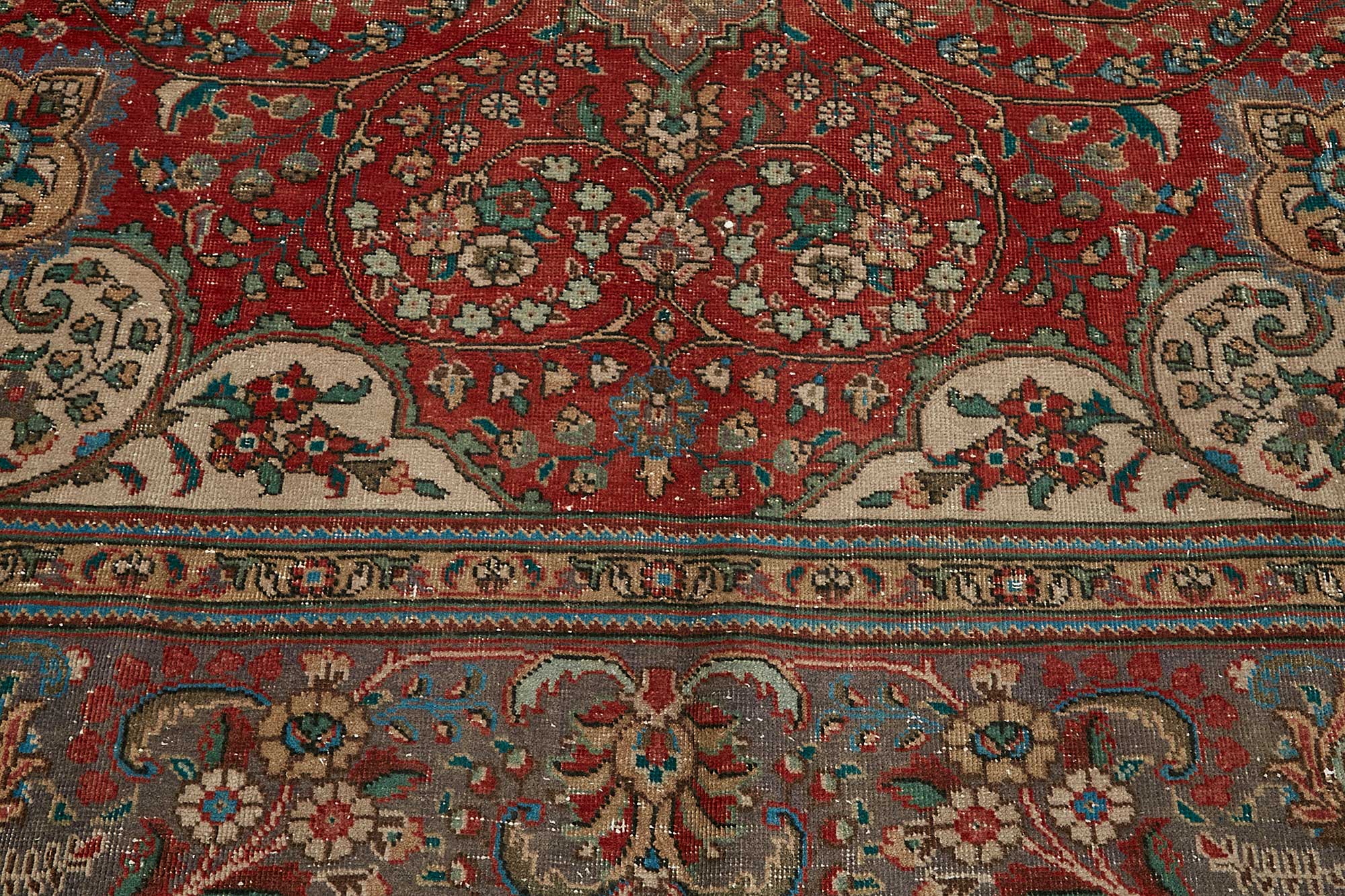 9x12 Red Vintage Large Area Rug - 49761