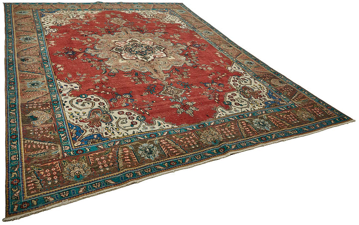 9x12 Red Vintage Large Area Rug - 49762