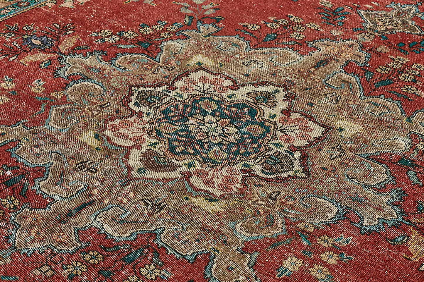 9x12 Red Vintage Large Area Rug - 49762