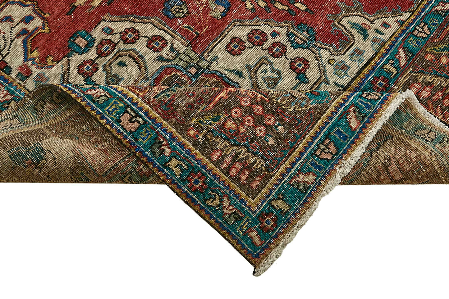 9x12 Red Vintage Large Area Rug - 49762