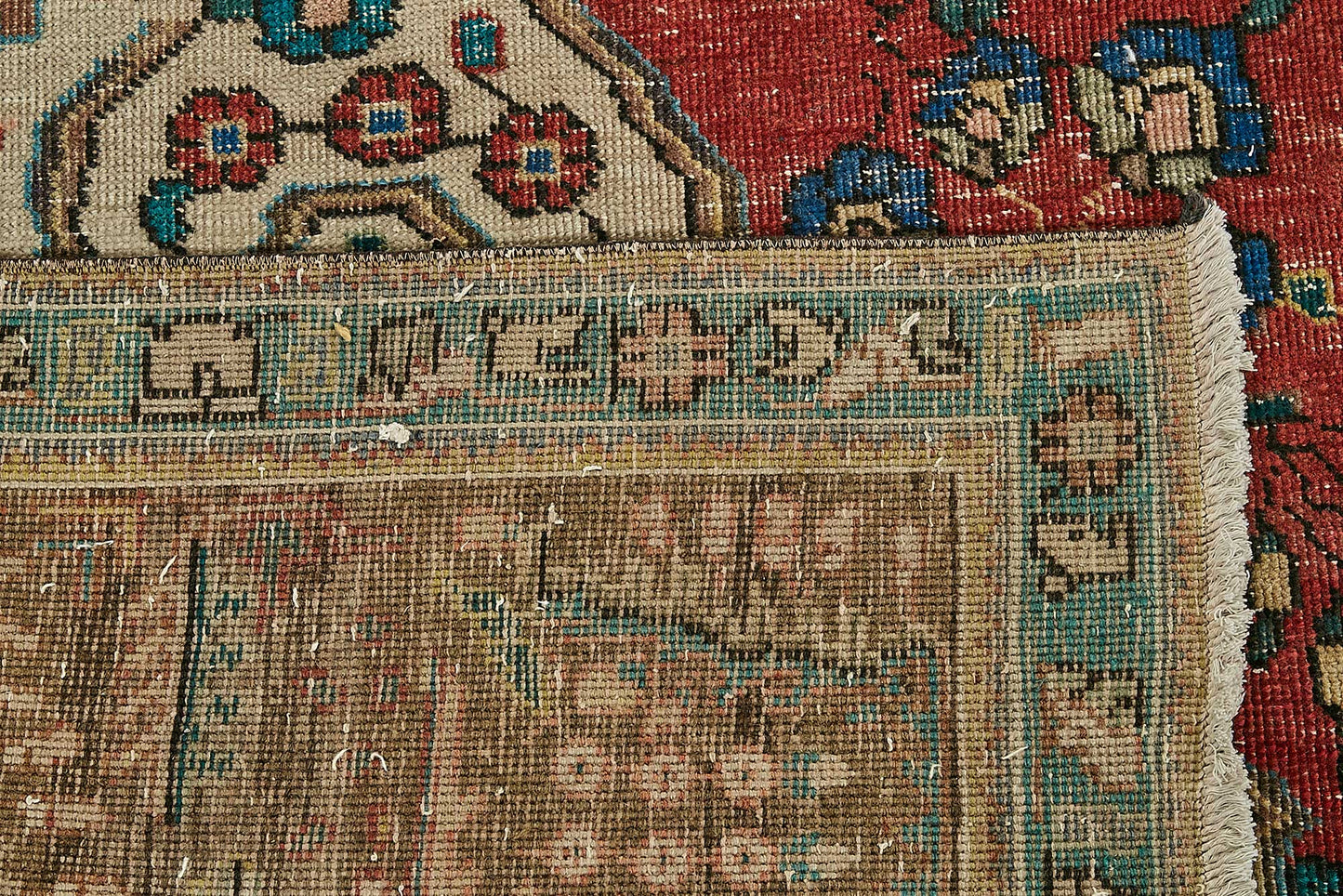 9x12 Red Vintage Large Area Rug - 49762