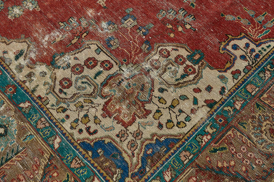 9x12 Red Vintage Large Area Rug - 49762