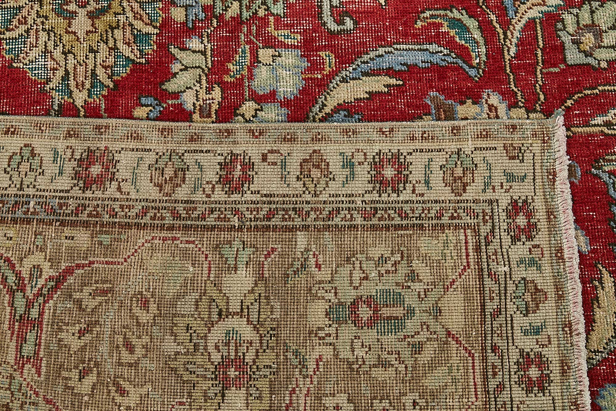 10x13 Red Vintage Large Area Rug - 49763