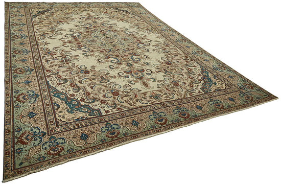 9x13 Beige Vintage Large Area Rug - 49764