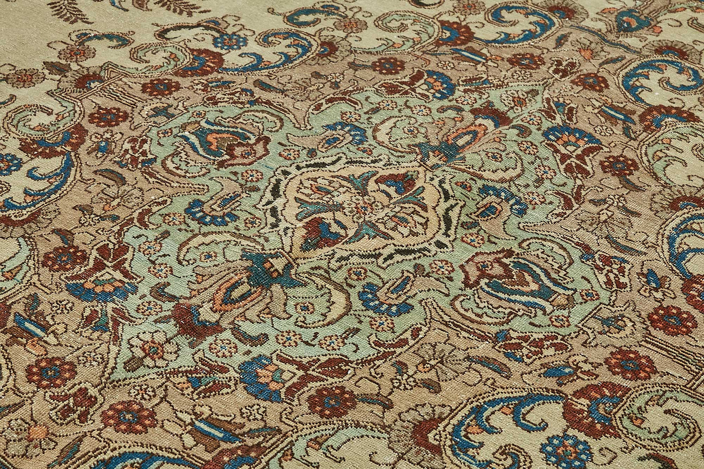 9x13 Beige Vintage Large Area Rug - 49764