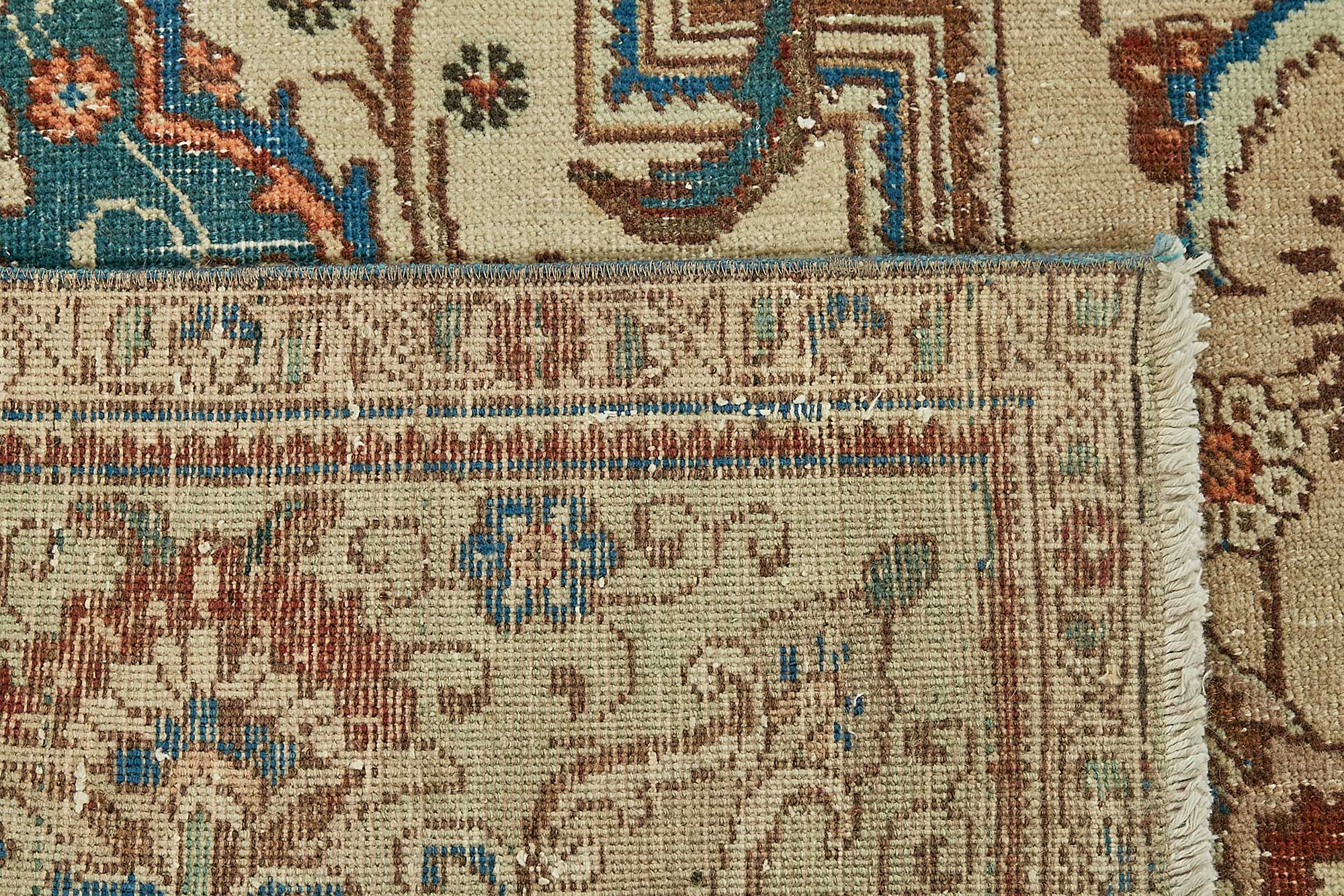 9x13 Beige Vintage Large Area Rug - 49764