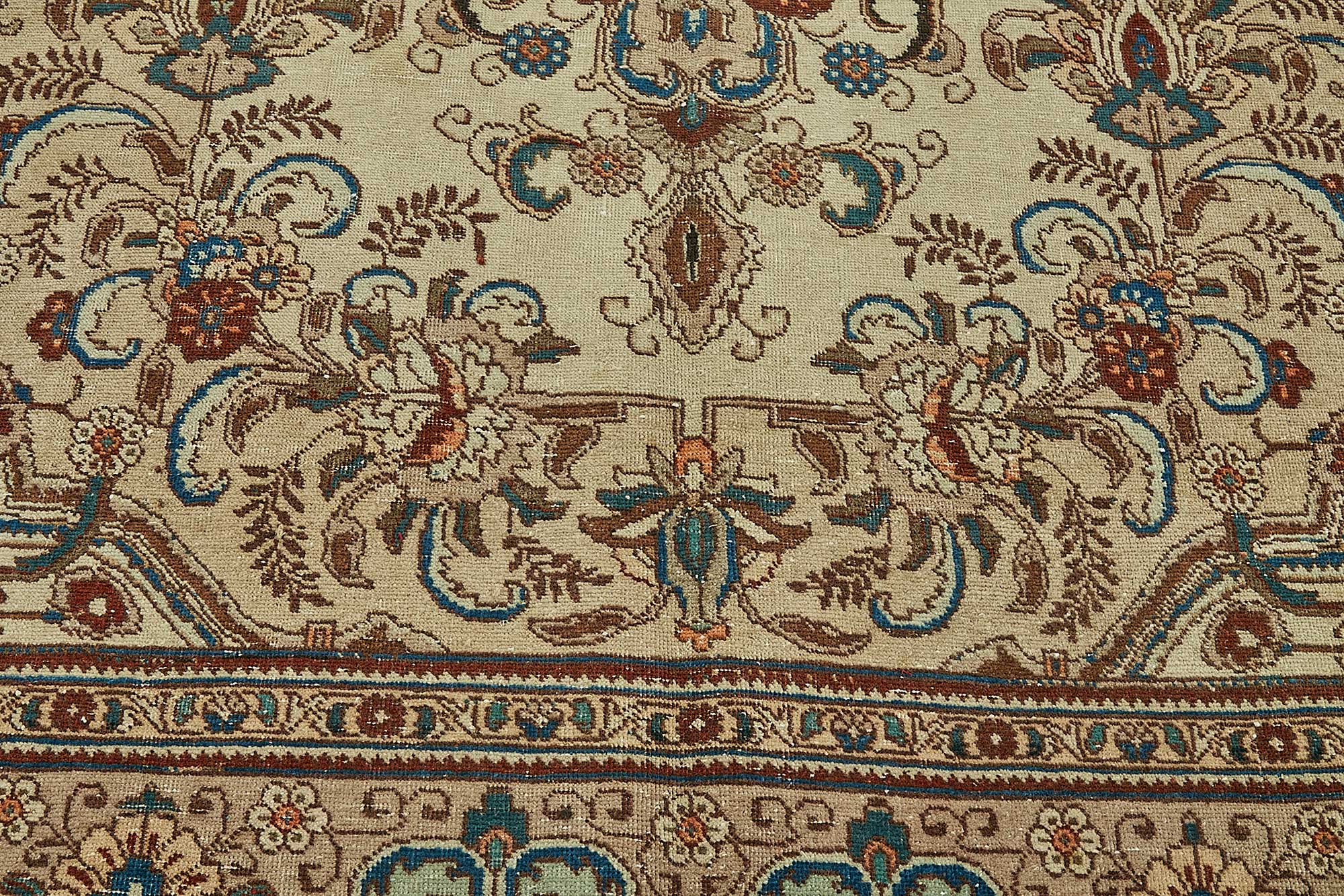 9x13 Beige Vintage Large Area Rug - 49764