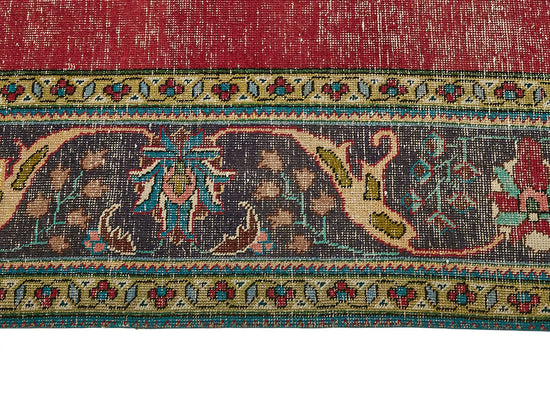 9x13 Red Vintage Large Area Rug - 49765