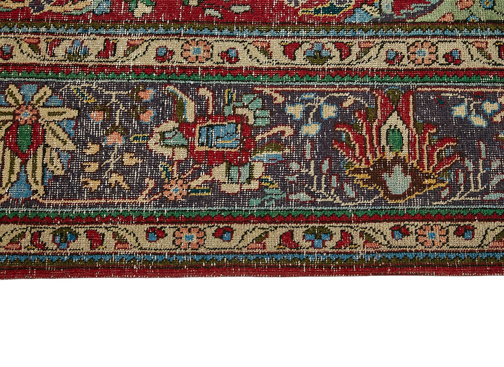 10x13 Red Vintage Large Area Rug - 49767