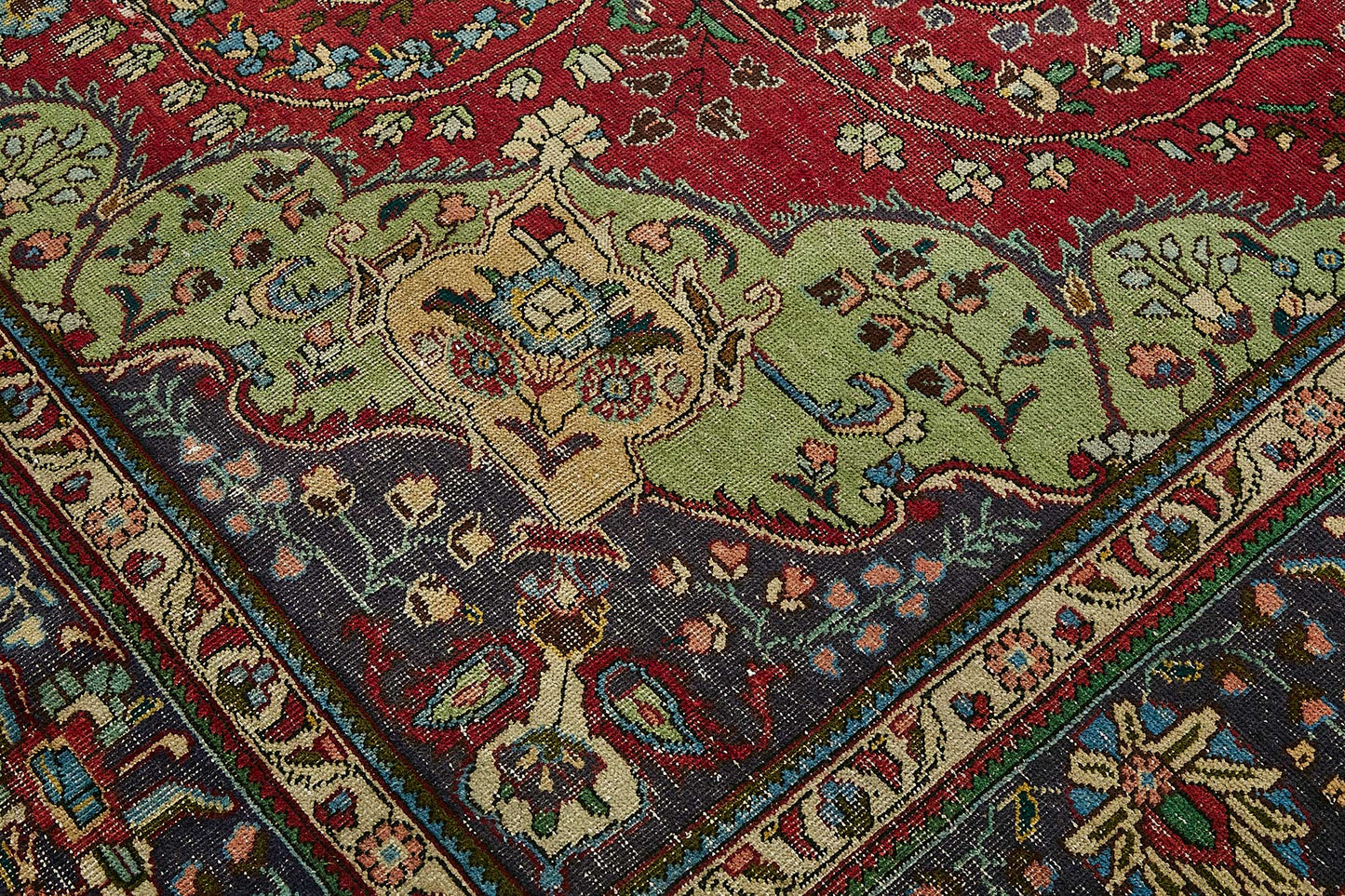 10x13 Red Vintage Large Area Rug - 49767