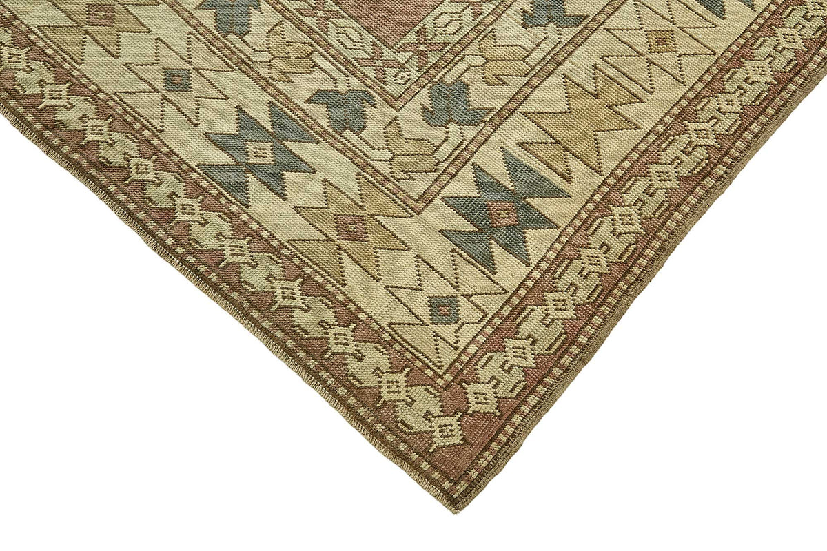8x11 Beige Vintage Large Area Rug - 49768