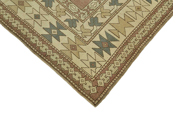 8x11 Beige Vintage Large Area Rug - 49768