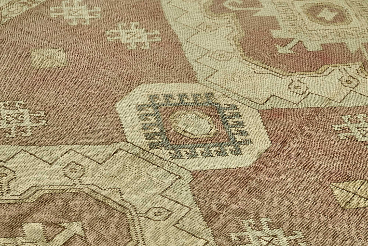 8x11 Beige Vintage Large Area Rug - 49768
