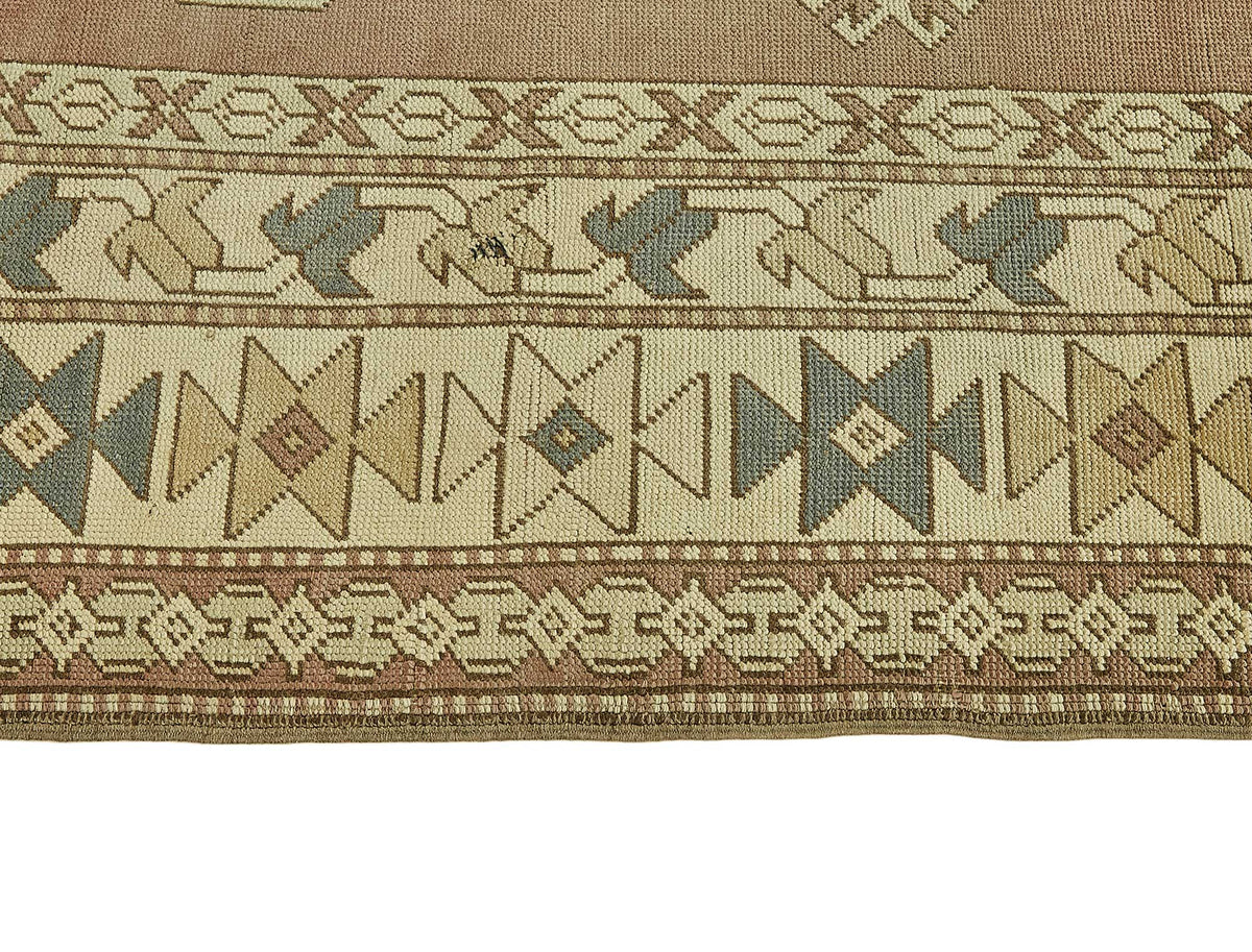 8x11 Beige Vintage Large Area Rug - 49768