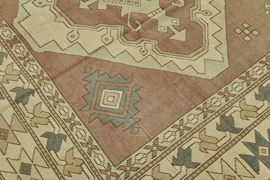 8x11 Beige Vintage Large Area Rug - 49768