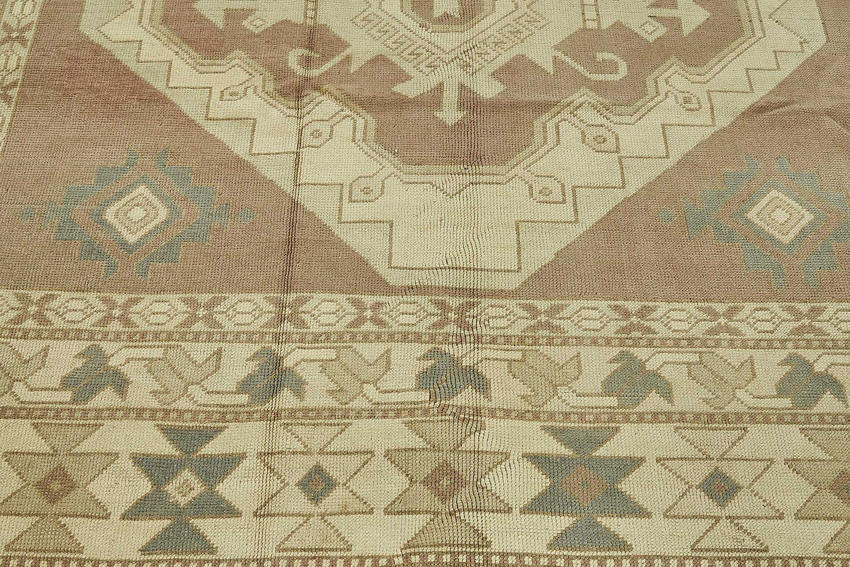 8x11 Beige Vintage Large Area Rug - 49768