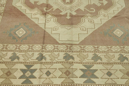 8x11 Beige Vintage Large Area Rug - 49768