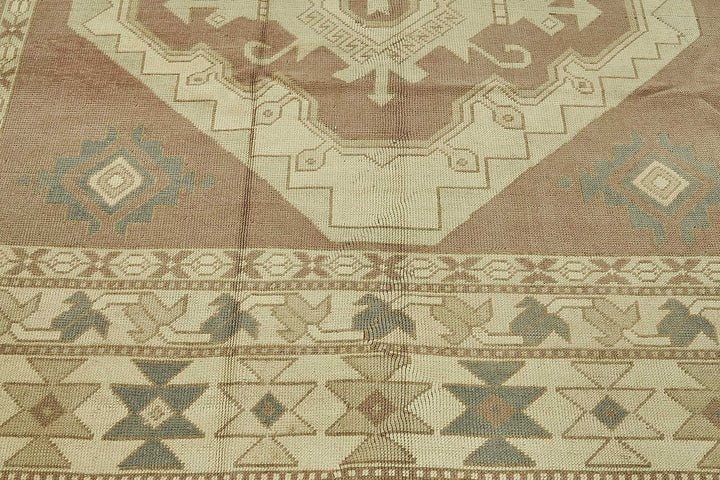 8x11 Beige Vintage Large Area Rug - 49768