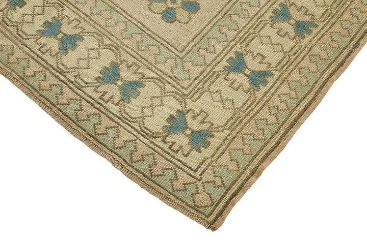 6x9 Beige Handmade Oriental Rug - 49772