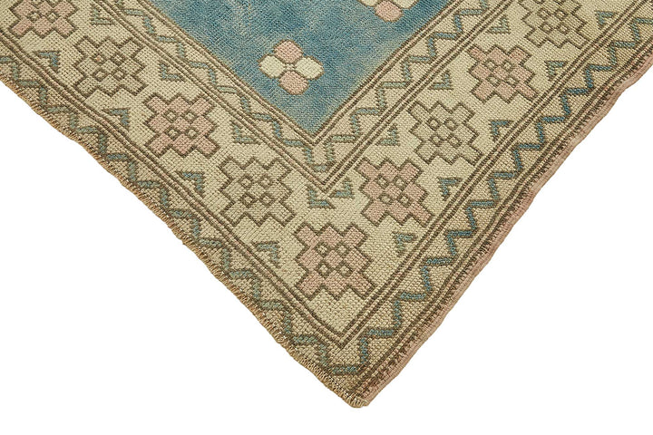 6x8 Beige Handmade Oriental Rug - 49774
