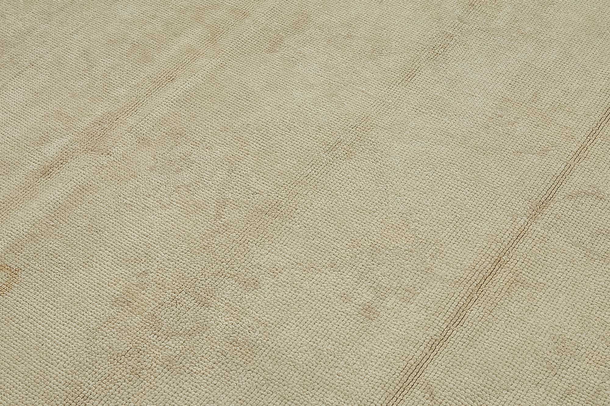 6x9 Beige Handmade Oriental Rug - 49777