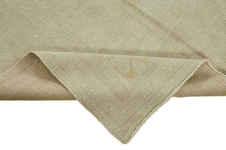 6x9 Beige Handmade Oriental Rug - 49777