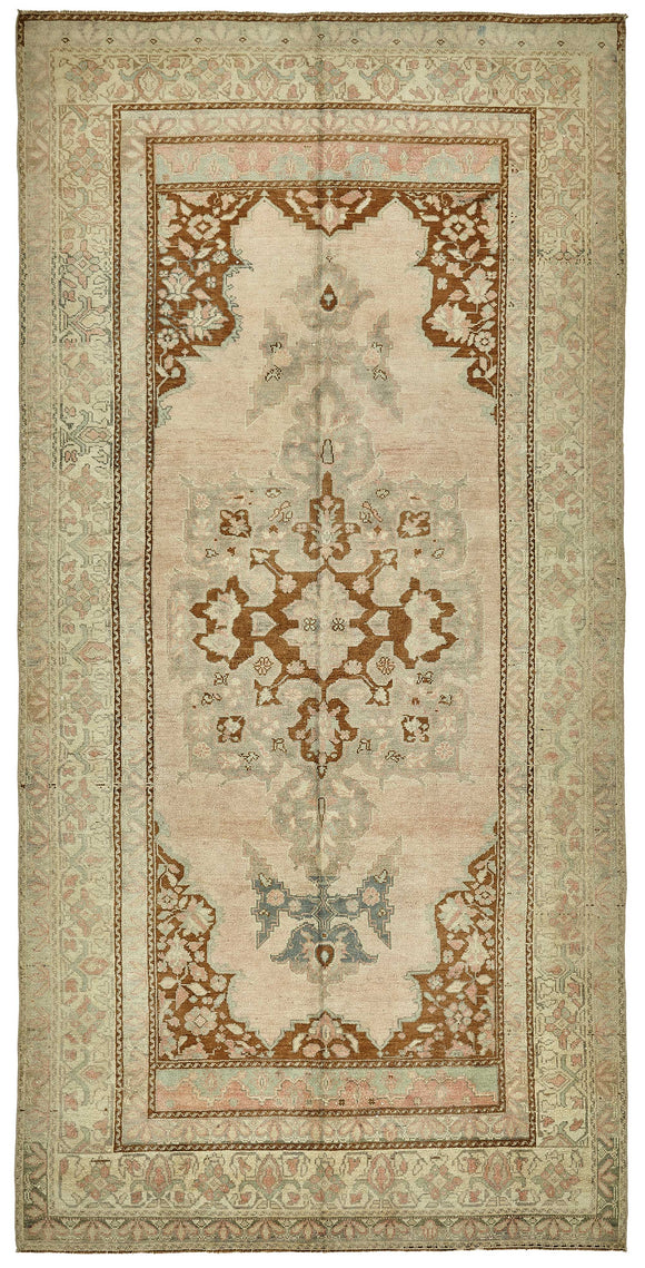 5x10 Beige Handmade Oriental Rug - 49779