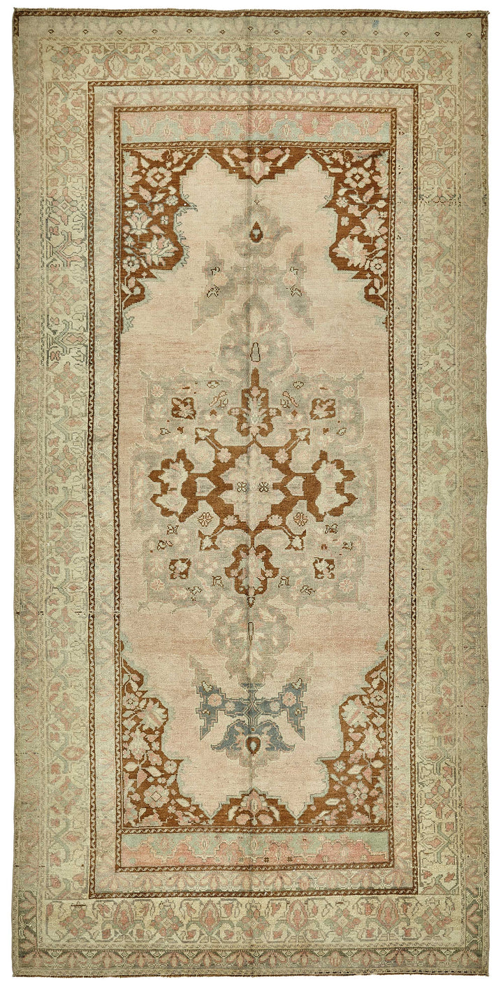 5x10 Beige Handmade Oriental Rug - 49779