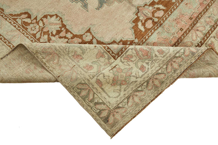 5x10 Beige Handmade Oriental Rug - 49779