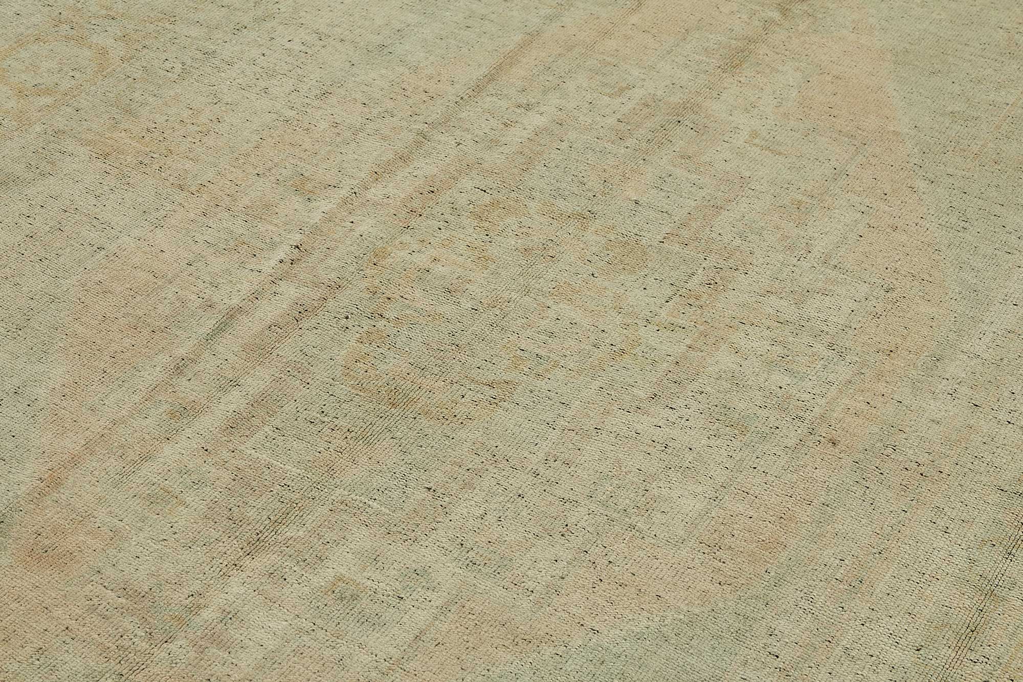 5x9 Beige Handmade Oriental Rug - 49780