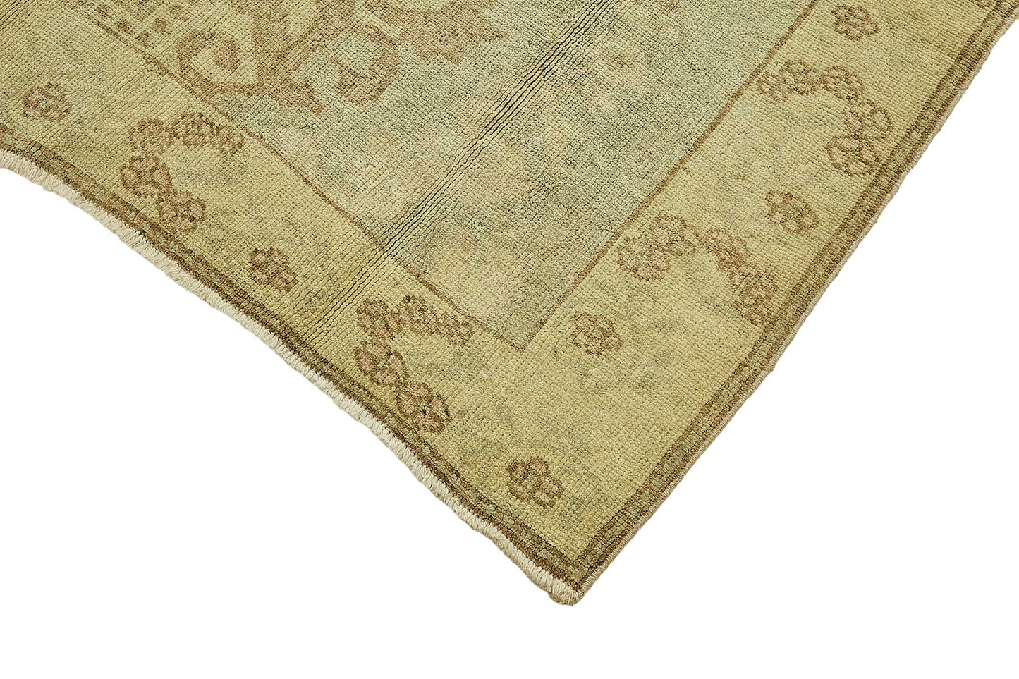 5x8 Beige Handmade Oriental Rug - 49781
