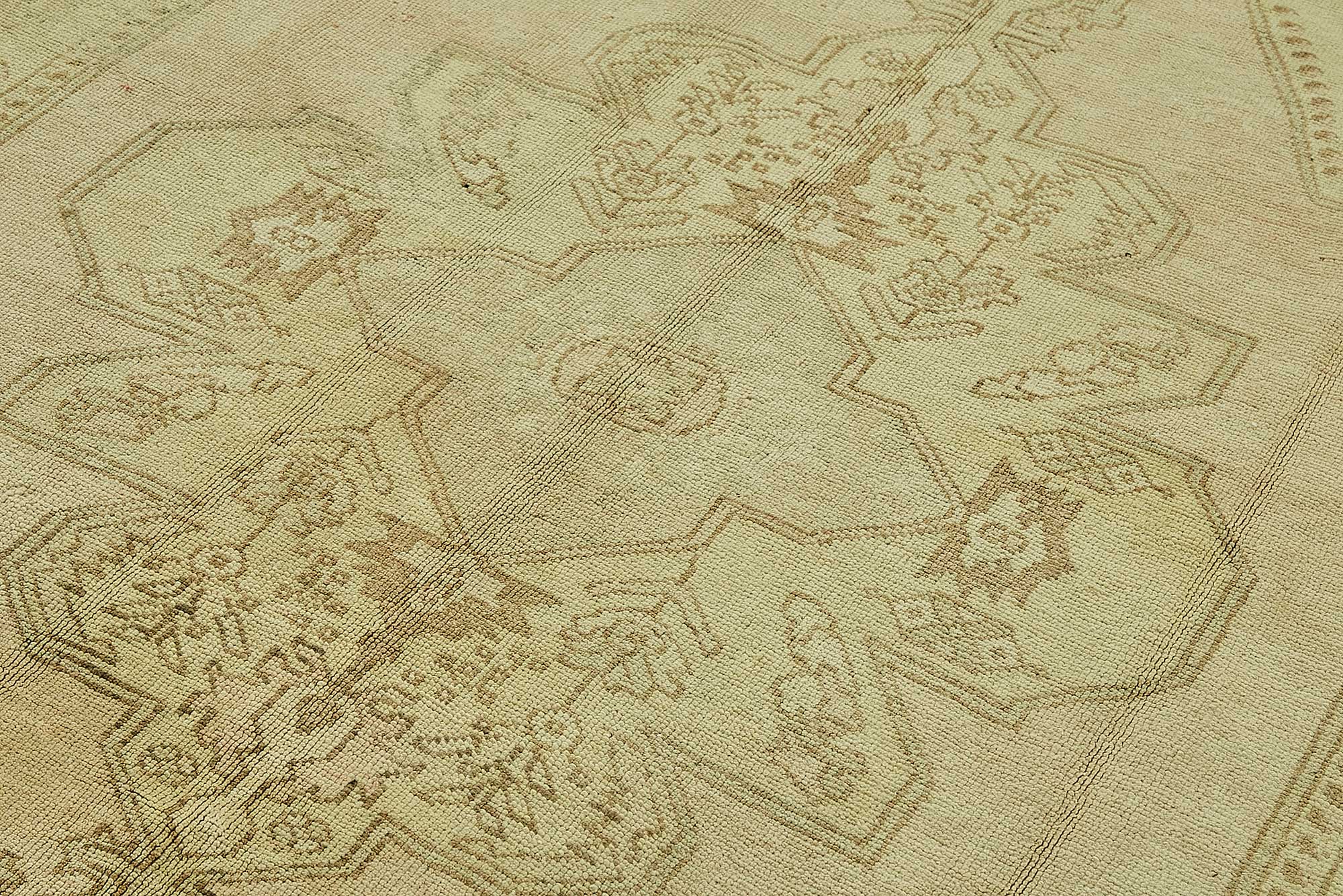 5x8 Beige Handmade Oriental Rug - 49781