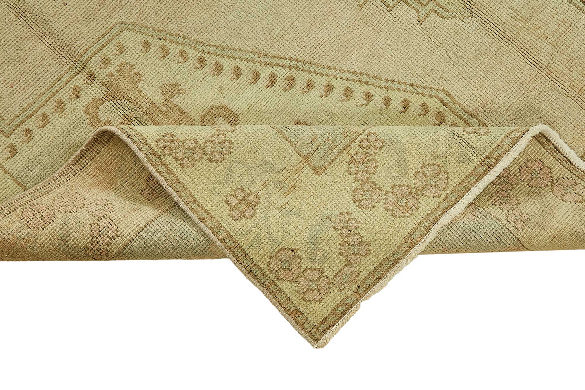 5x8 Beige Handmade Oriental Rug - 49781