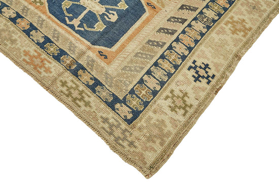 5x8 Beige Handmade Oriental Rug - 49782