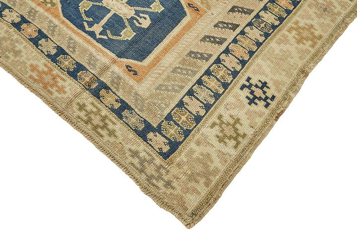 5x8 Beige Handmade Oriental Rug - 49782