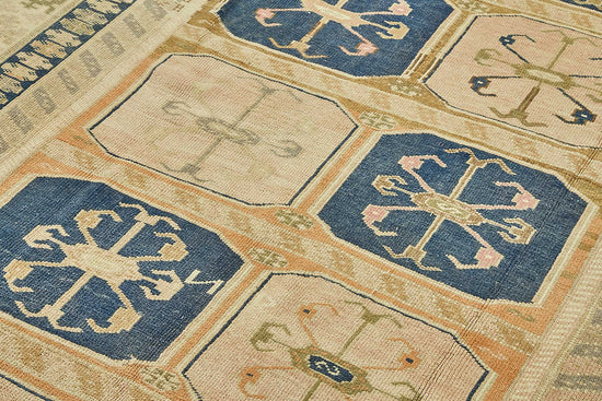 5x8 Beige Handmade Oriental Rug - 49782