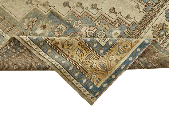 6x10 Beige Handmade Oriental Rug - 49784