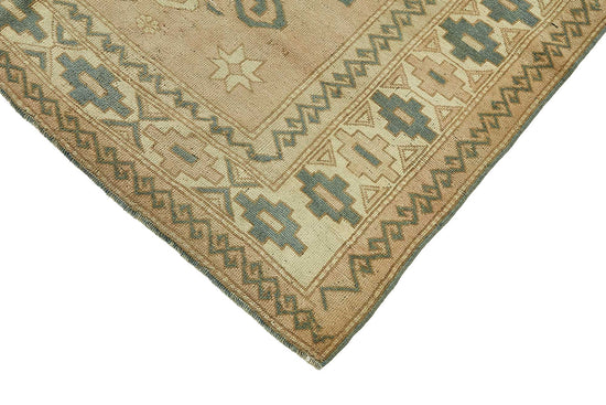 6x8 Beige Handmade Oriental Rug - 49785