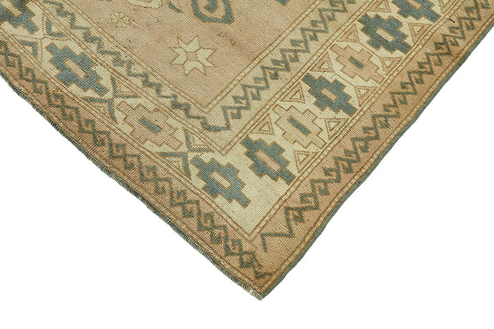 6x8 Beige Handmade Oriental Rug - 49785