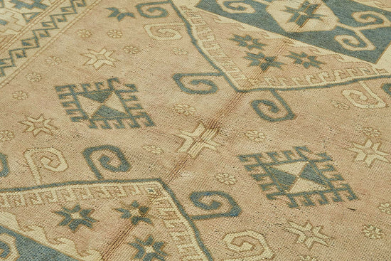 6x8 Beige Handmade Oriental Rug - 49785
