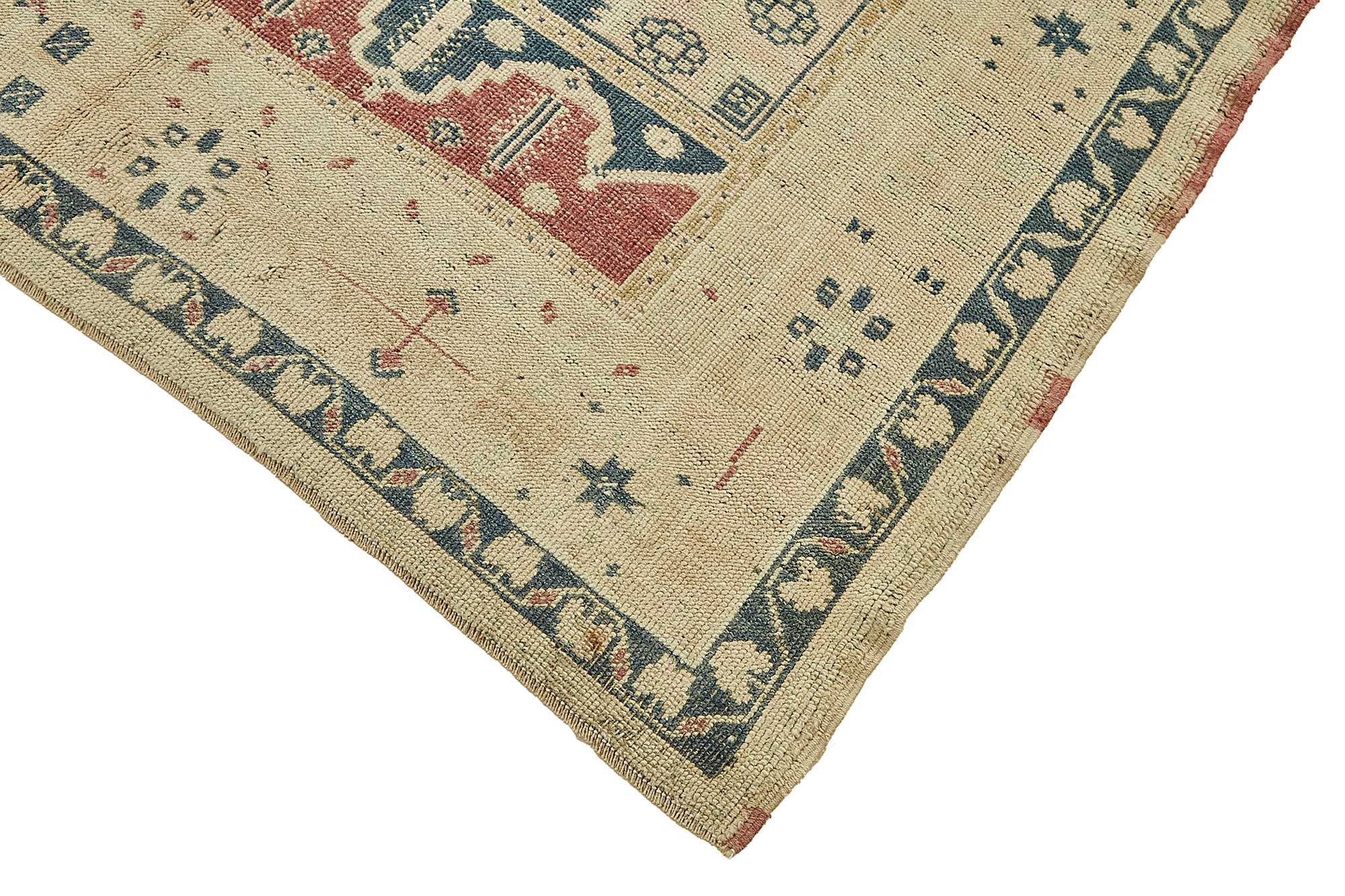 5x8 Beige Handmade Oriental Rug - 49790